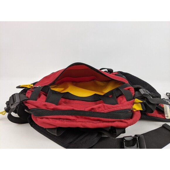 MountainSmith Fanny Pack Bag Waist Bag Red Black Yellow Hiking Trail Running - Picture 8 of 13